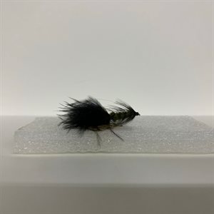 MOUCHE DARK OLIVE / BLACK WOLLY BUGGER H10 060-270510