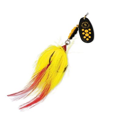CUILLÈRE BLACK FURY MUSKY KILLER NOIRE POINT JAUNES BF5M-BYD