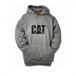 CATERPILLAR HOODIE DARKHEATHER / GRIS-004 À CAPUCHON LOGO NOIR / 10646-110 S