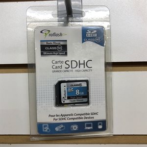 Carte SDHC 8GB classe 10