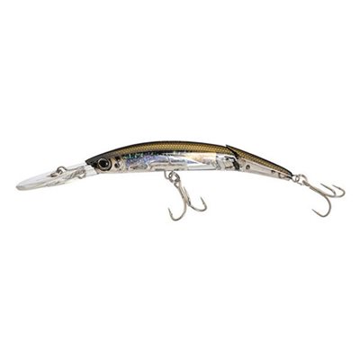 POISSON NAGEUR CRYSTAL 3D MINNOW DEEP RIVER JOINTED SILVER BRONZE 5-1 / 4 `` F1155-SBR